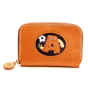 SOCCER A GENUINE LEATHER ANIMAL BUSINESS CARD CASE