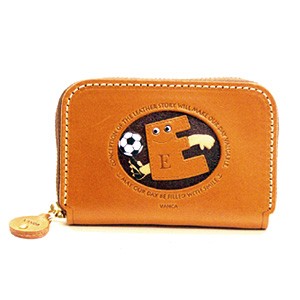 SOCCER E GENUINE LEATHER ANIMAL BUSINESS CARD CASE