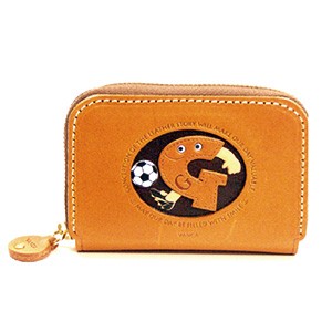 SOCCER G GENUINE LEATHER ANIMAL BUSINESS CARD CASE