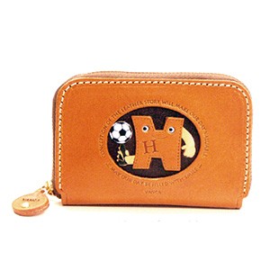 SOCCER H GENUINE LEATHER ANIMAL BUSINESS CARD CASE