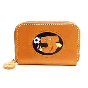 SOCCER J GENUINE LEATHER ANIMAL BUSINESS CARD CASE