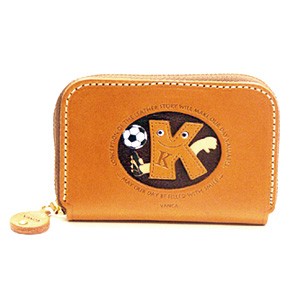 SOCCER K GENUINE LEATHER ANIMAL BUSINESS CARD CASE