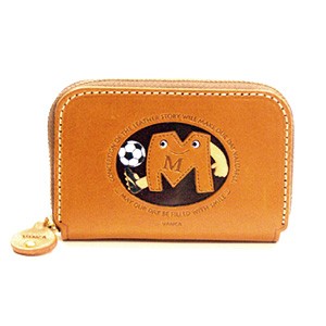 SOCCER M GENUINE LEATHER ANIMAL BUSINESS CARD CASE