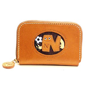 SOCCER N GENUINE LEATHER ANIMAL BUSINESS CARD CASE