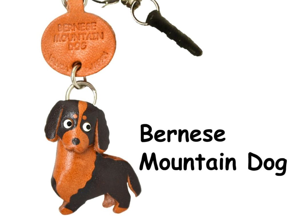 BERNESE MOUNTAIN DOG LEATHER DOG EARPHONE JACK ACCESSORY