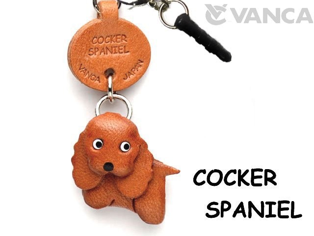 COCKER SPANIEL LEATHER DOG EARPHONE JACK ACCESSORY