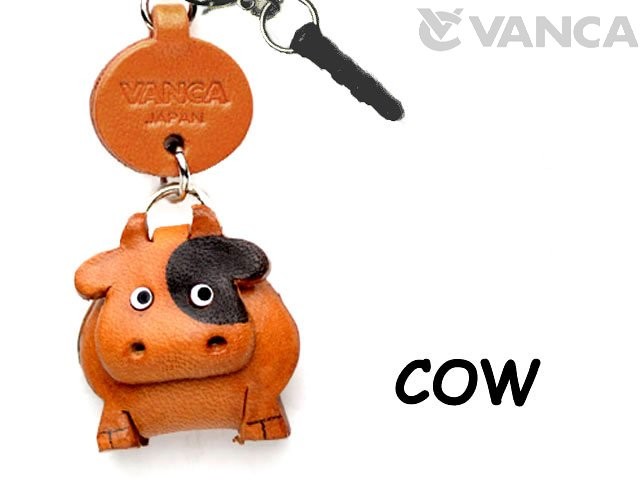 COW LEATHER ANIMAL EARPHONE JACK ACCESSORY