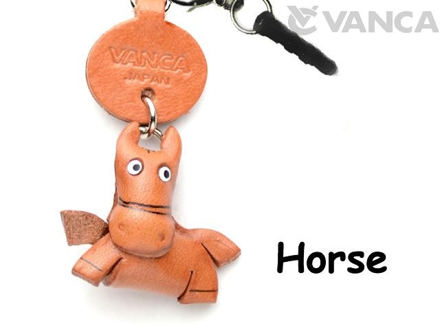 HORSE LEATHER ANIMAL EARPHONE JACK ACCESSORY