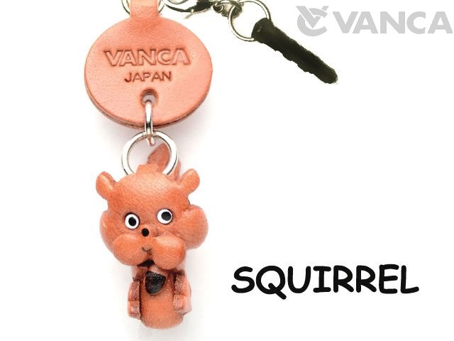 SQUIRREL LEATHER ANIMAL EARPHONE JACK ACCESSORY