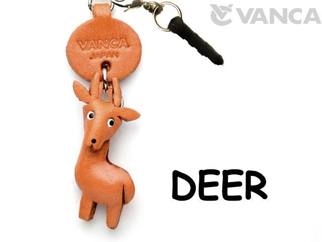 DEER LEATHER ANIMAL EARPHONE JACK ACCESSORY