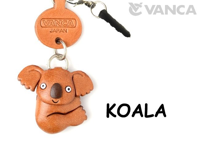 KOALA LEATHER ANIMAL EARPHONE JACK ACCESSORY