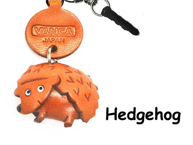 HEDGEHOG LEATHER ANIMAL EARPHONE JACK ACCESSORY