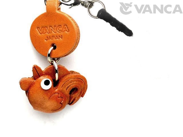 ROOSTER LEATHER LITTLE ANIMAL EARPHONE JACK ACCESSORY