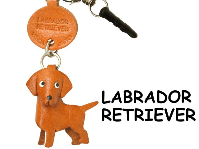 LABRADOR RETRIEVER LEATHER DOG EARPHONE JACK ACCESSORY