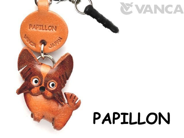 PAPILLON LEATHER DOG EARPHONE JACK ACCESSORY