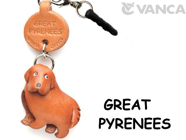 GREAT PYRENEES LEATHER DOG EARPHONE JACK ACCESSORY