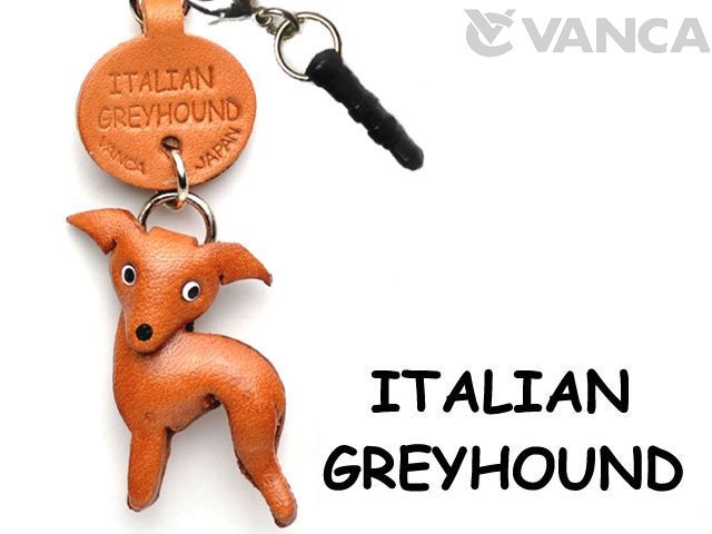 ITALIAN GREYHOUND LEATHER DOG EARPHONE JACK ACCESSORY