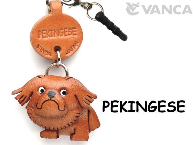 PEKINGESE LEATHER DOG EARPHONE JACK ACCESSORY