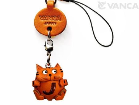 CAT JLEATHER CELLULARPHONE CHARM ALPHABET