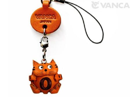 CAT O LEATHER CELLULARPHONE CHARM ALPHABET