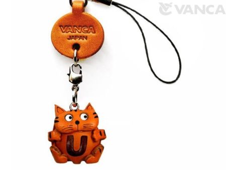 CAT U LEATHER CELLULARPHONE CHARM ALPHABET