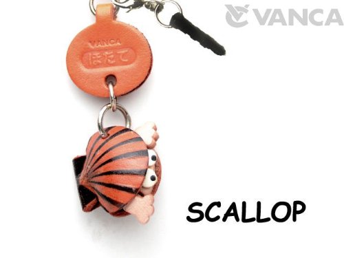 SCALLOP LEATHER FISH & SEA ANIMAL EARPHONE JACK ACCESSORY