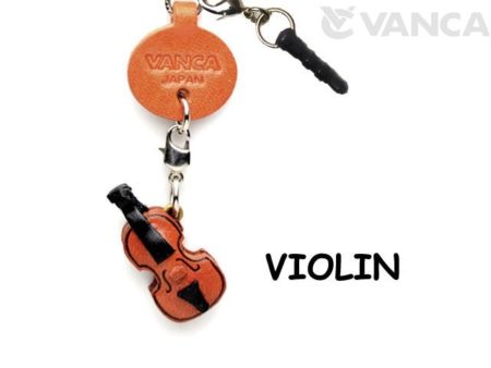 VIOLIN LEATHER GOODS EARPHONE JACK ACCESSORY