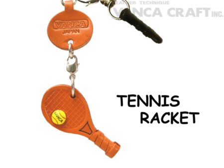 TENNIS RACKET LEATHER GOODS EARPHONE JACK ACCESSORY