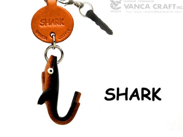 SHARK LEATHER FISH & SEA ANIMAL EARPHONE JACK ACCESSORY