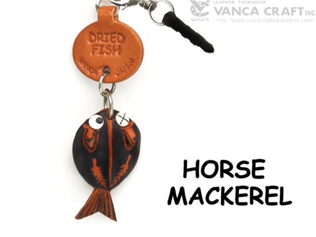 HORSE MACKEREL LEATHER FISH & SEA ANIMAL EARPHONE JACK ACCESSORY