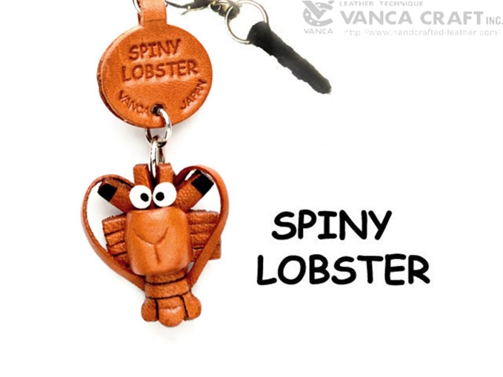 SPINY LOBSTER LEATHER FISH & SEA ANIMAL EARPHONE JACK ACCESSORY