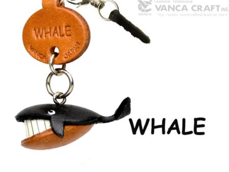 WHALE LEATHER FISH & SEA ANIMAL EARPHONE JACK ACCESSORY